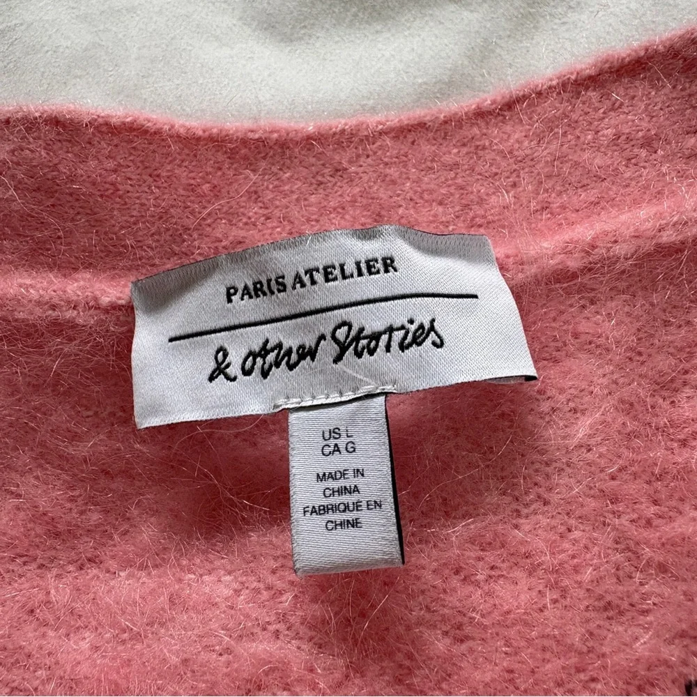Pink & Other Stories Cardigan Size Large - Picture 4 of 5